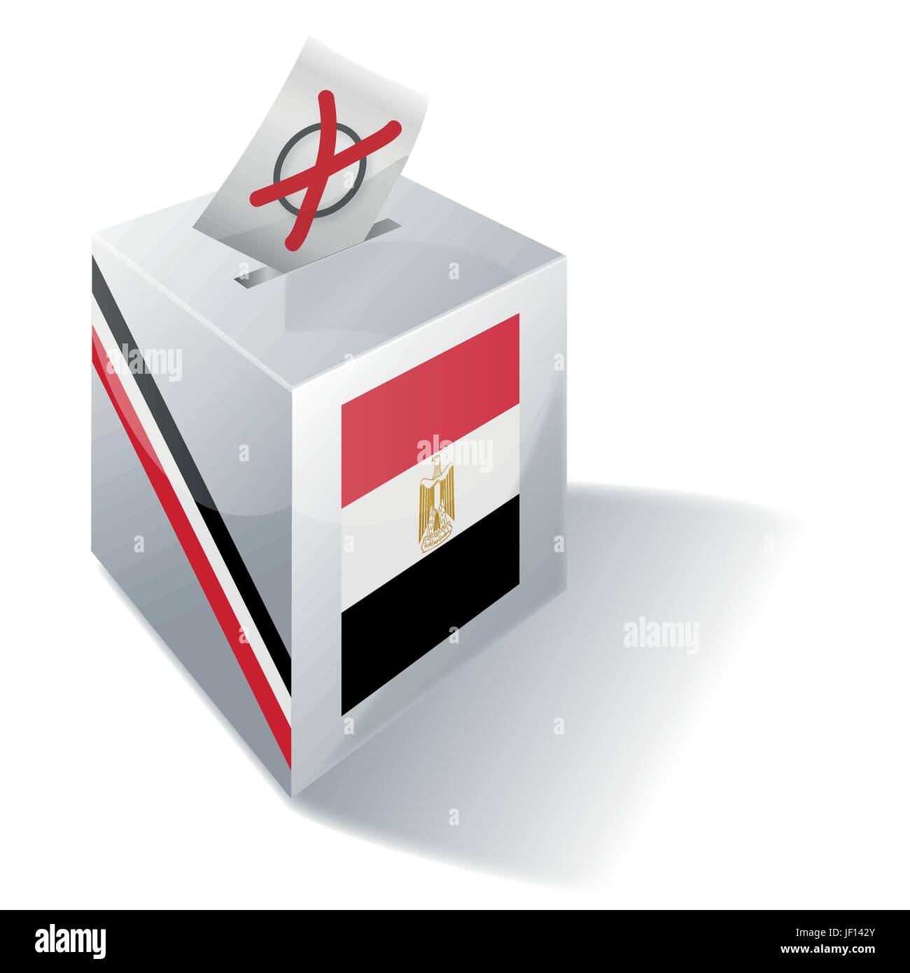 L'Égypte, vote, vote, politique, France, choisissez, Arabian, choix, choix, Illustration de Vecteur