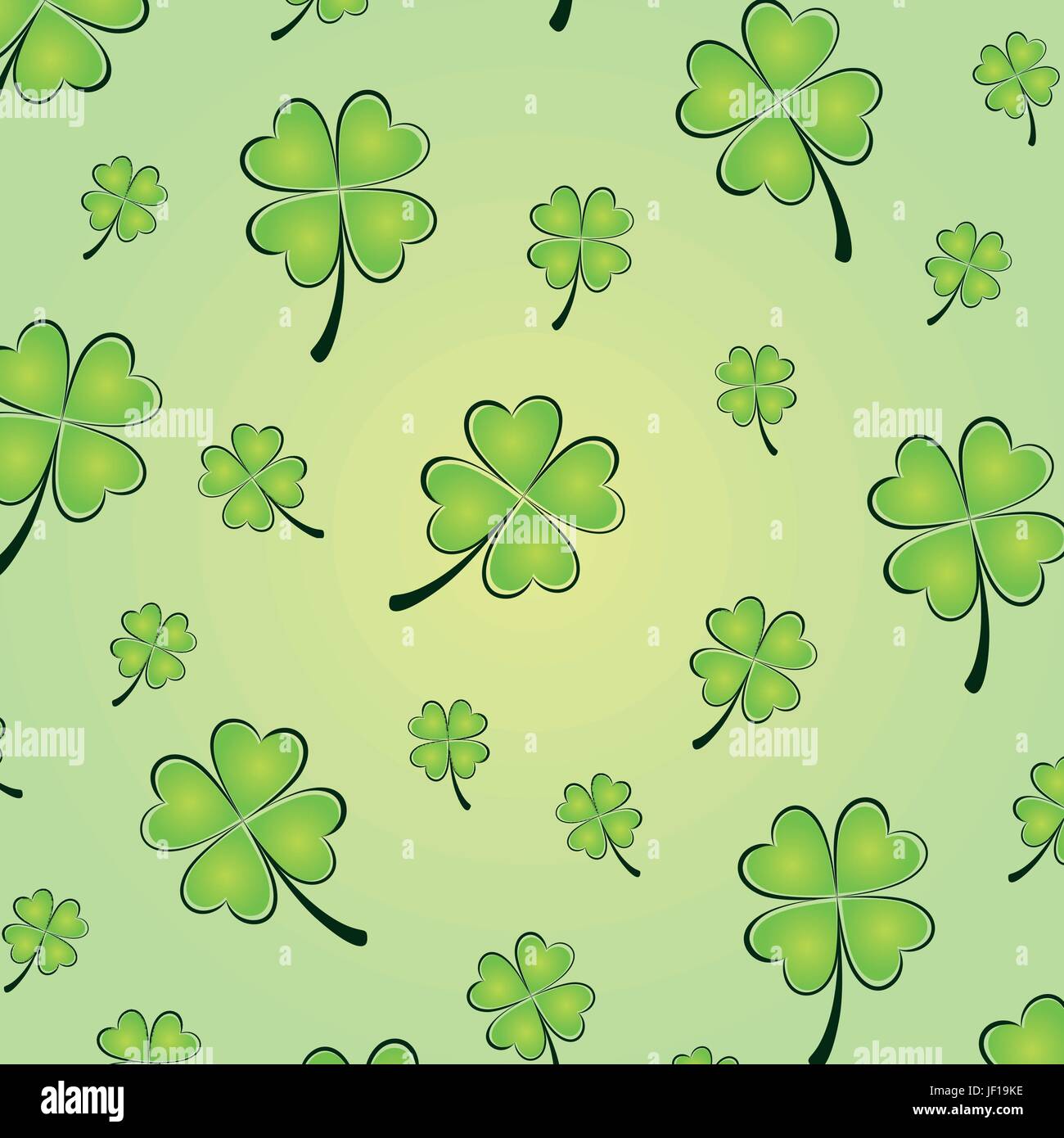 Leaf, le jour, pendant la journée, trèfle, vecteur, toile de fond, l'arrière-plan, la feuille, l'art, Illustration de Vecteur
