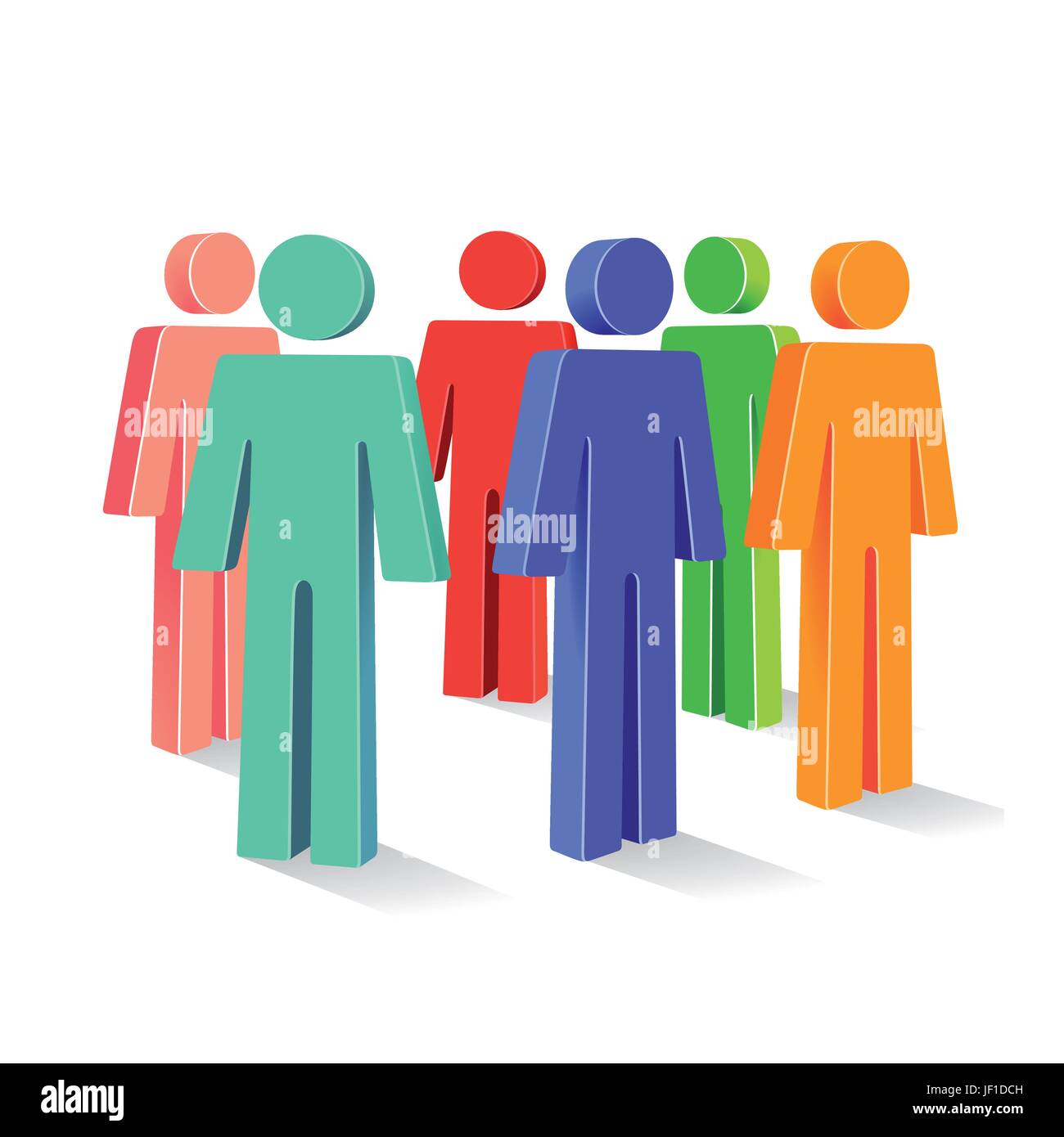 Groupe de couleur Illustration de Vecteur