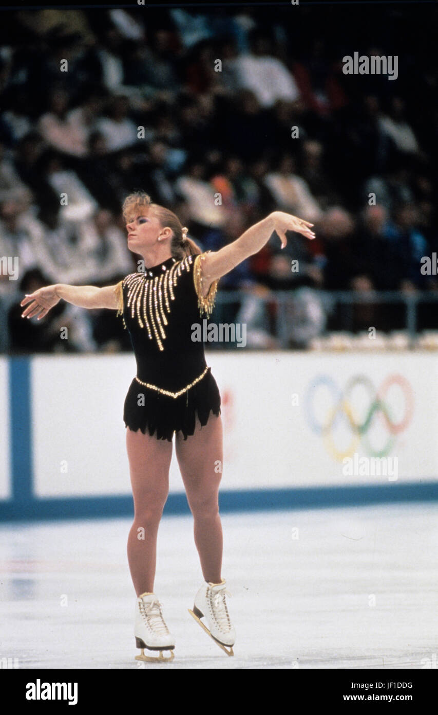 Tonya Harding, années 90 Banque D'Images