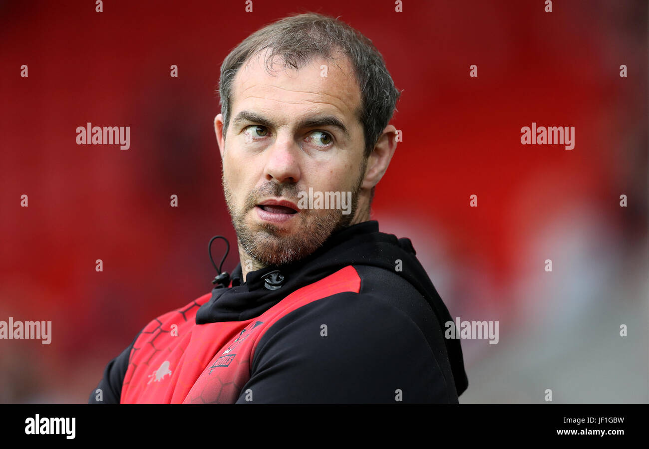 Salford Red Devils Head coach Ian Watson, au cours de la Super League Betfred match au stade AJ Bell, Salford Banque D'Images