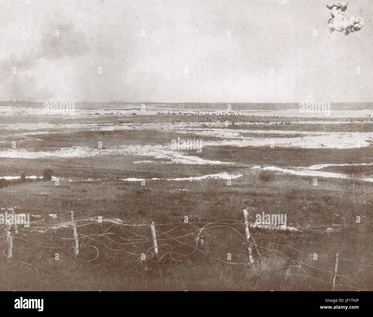 L'attaque britannique sur la Somme, 1916 Banque D'Images