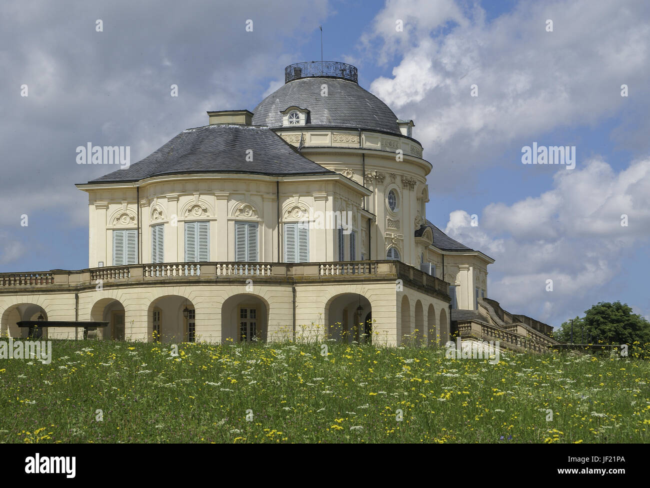 Château de la solitude, du Bade-Wurtemberg, Stuttgart Banque D'Images