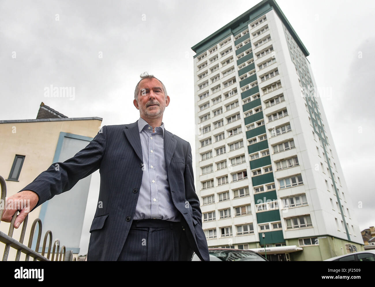 Droit d'auteur par Paul Images Slater Ltd - Chef de Plymouth City Council Ian Bowyer extérieur Mountwise Tours, Devonport, Plymouth. Banque D'Images