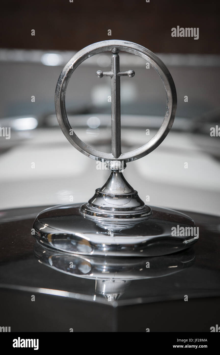 Le Tyrol du Sud Rallye 2016  Excaibur Hood ornament Banque D'Images