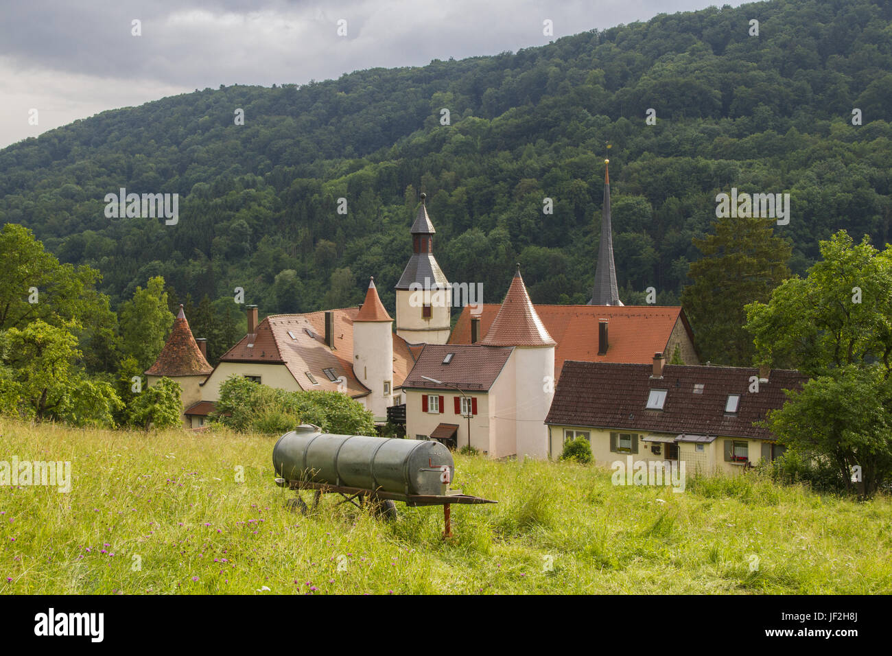 Château Braunsbach, Bade-Wurtemberg, Allemagne Banque D'Images