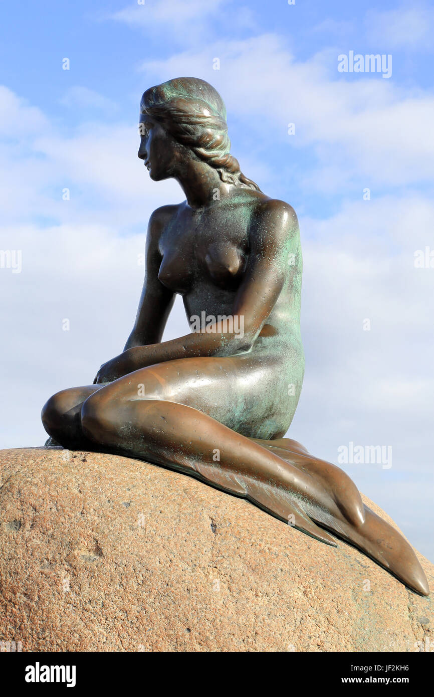 La petite sirène, Copenhague Banque D'Images