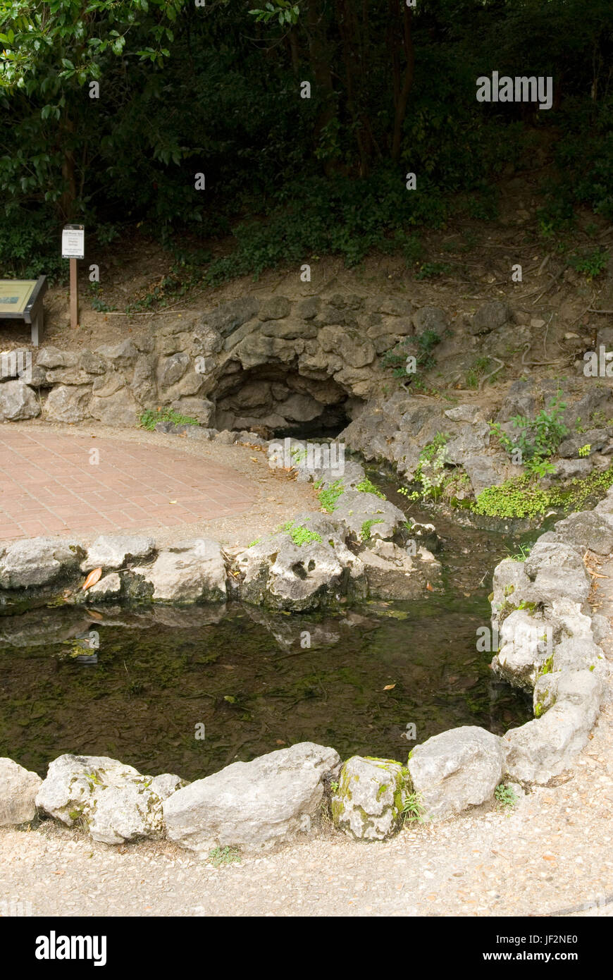 Ouvrir hot springs de Hot Springs National Park, Arkansas, USA. Banque D'Images