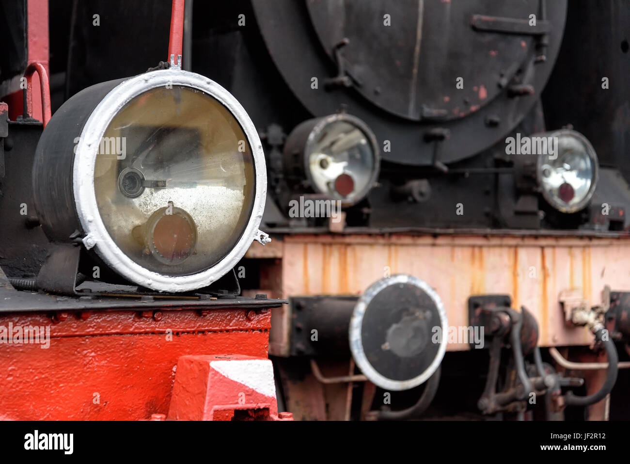 Locomotives à vapeur Banque D'Images