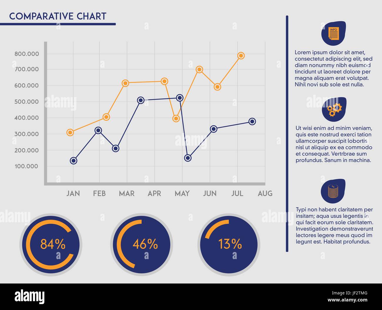 Bleu, présentation, graphique, moderne, modernité, affaires, affaire, business Illustration de Vecteur