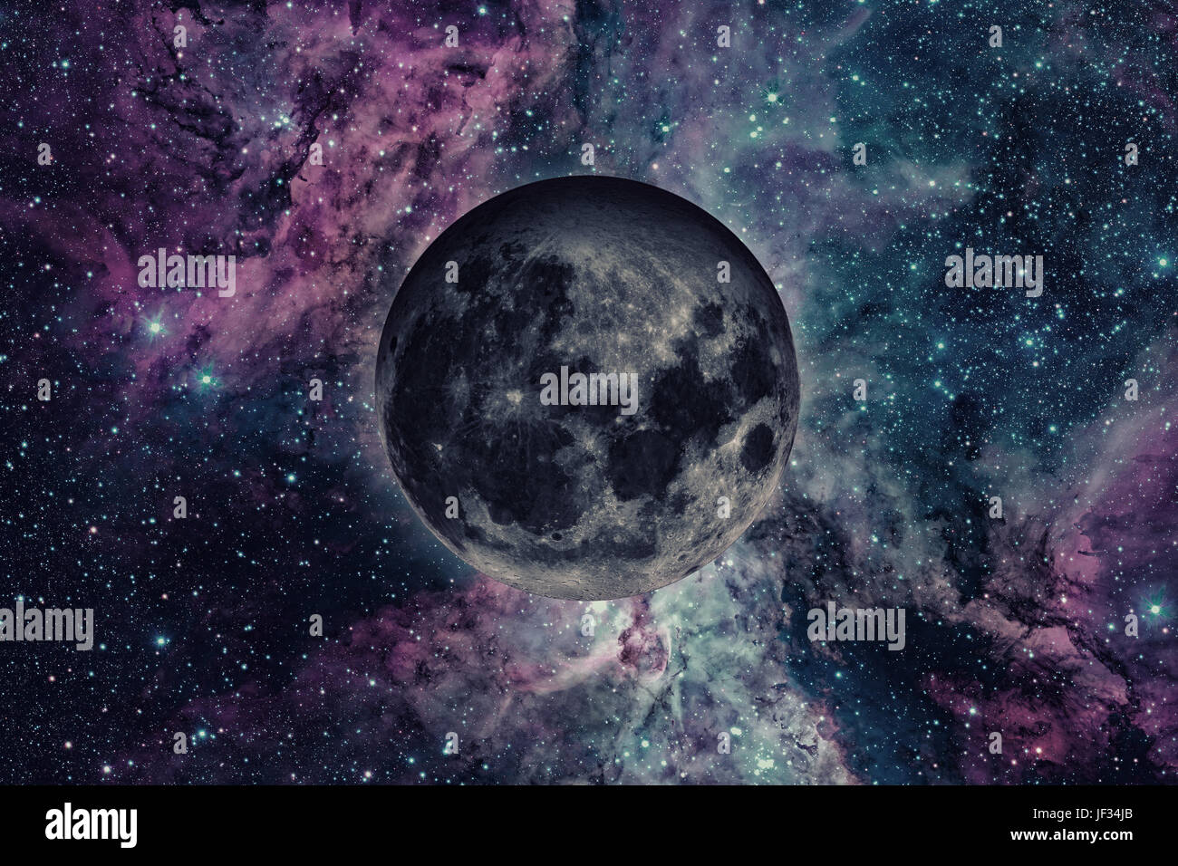 Système Solaire Planètes Terre Lune La Lune Est Le Seul