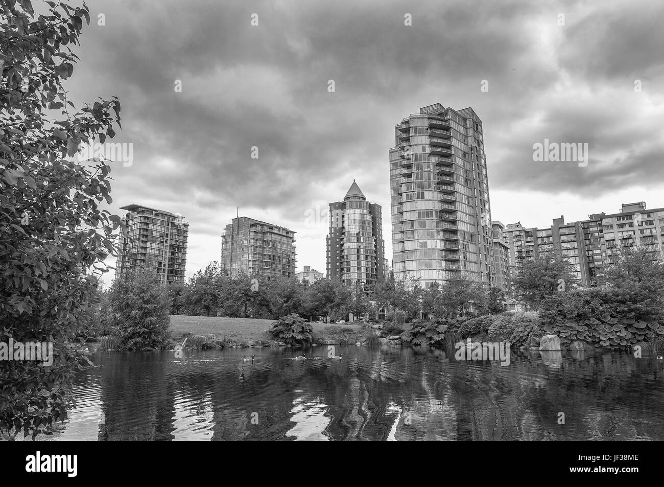 Ville de Vancouver en Colombie-Britannique. CANADA Banque D'Images