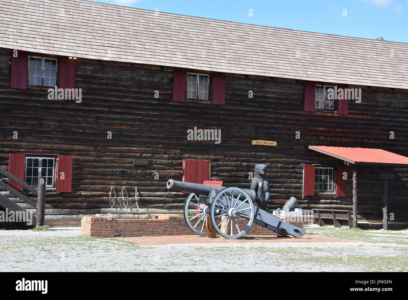 Fort William Henry dans la région de Lake George, New York Banque D'Images