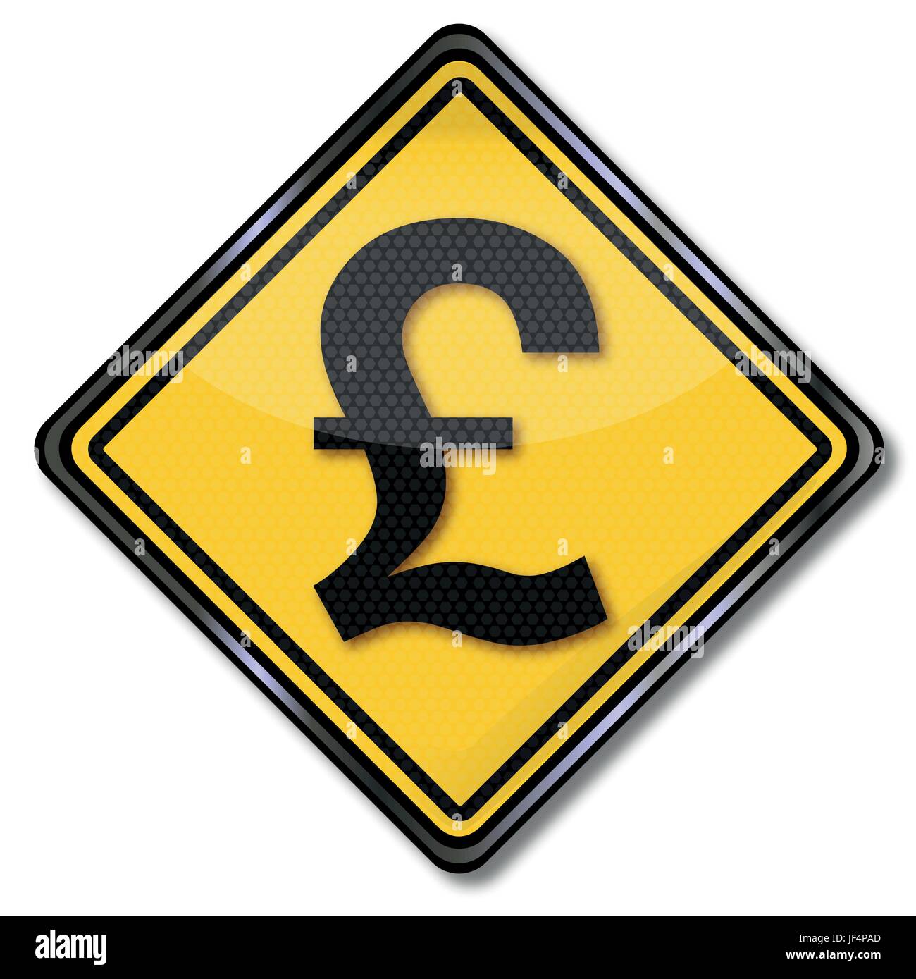 Shield livre sterling comme monnaie Illustration de Vecteur