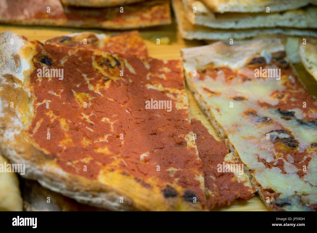 La cuisine italienne, traditionnelle focaccia Banque D'Images