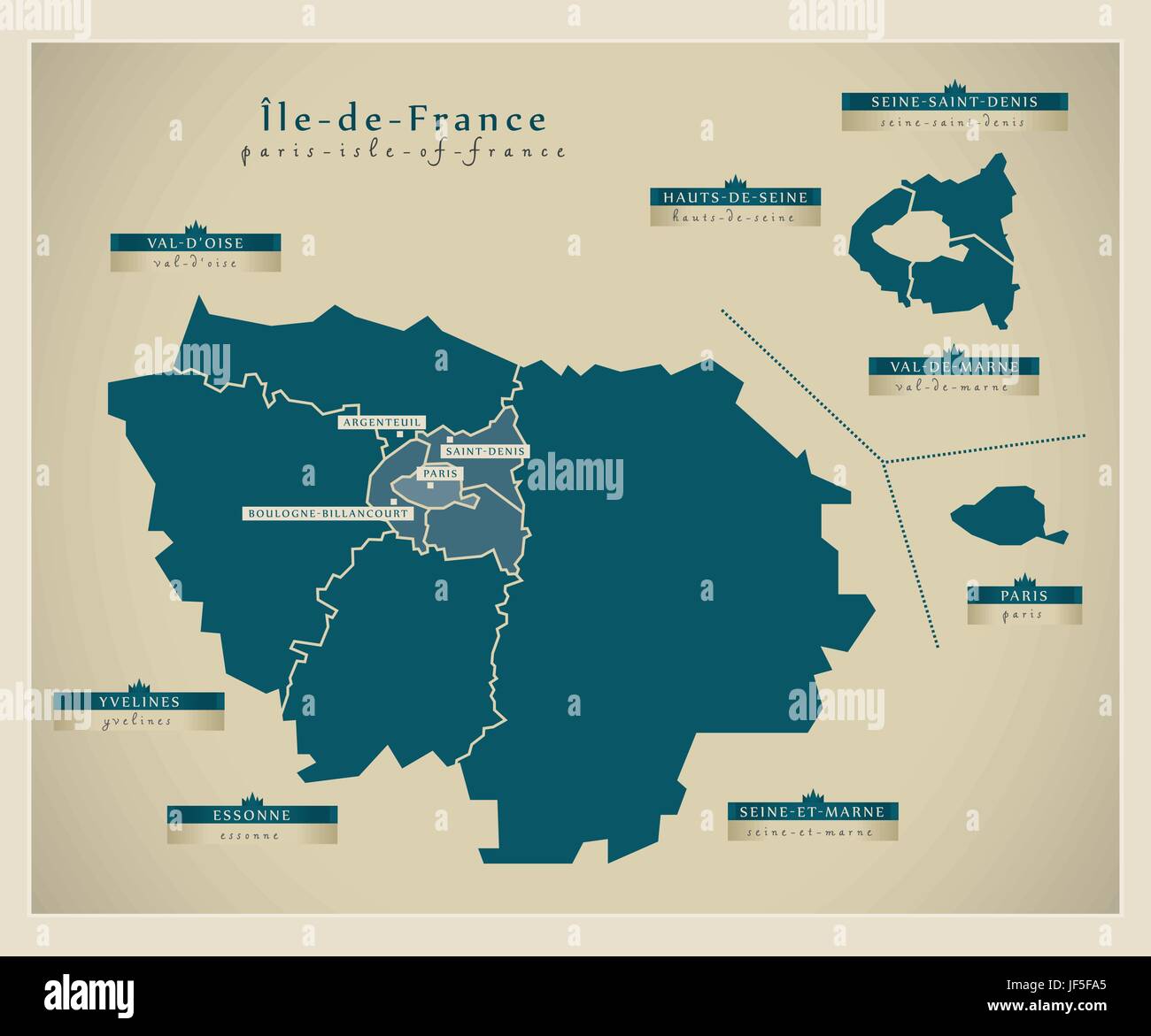 Graphique, moderne, modernité, France, carte, région, vecteur, ministère, atlas, Illustration de Vecteur