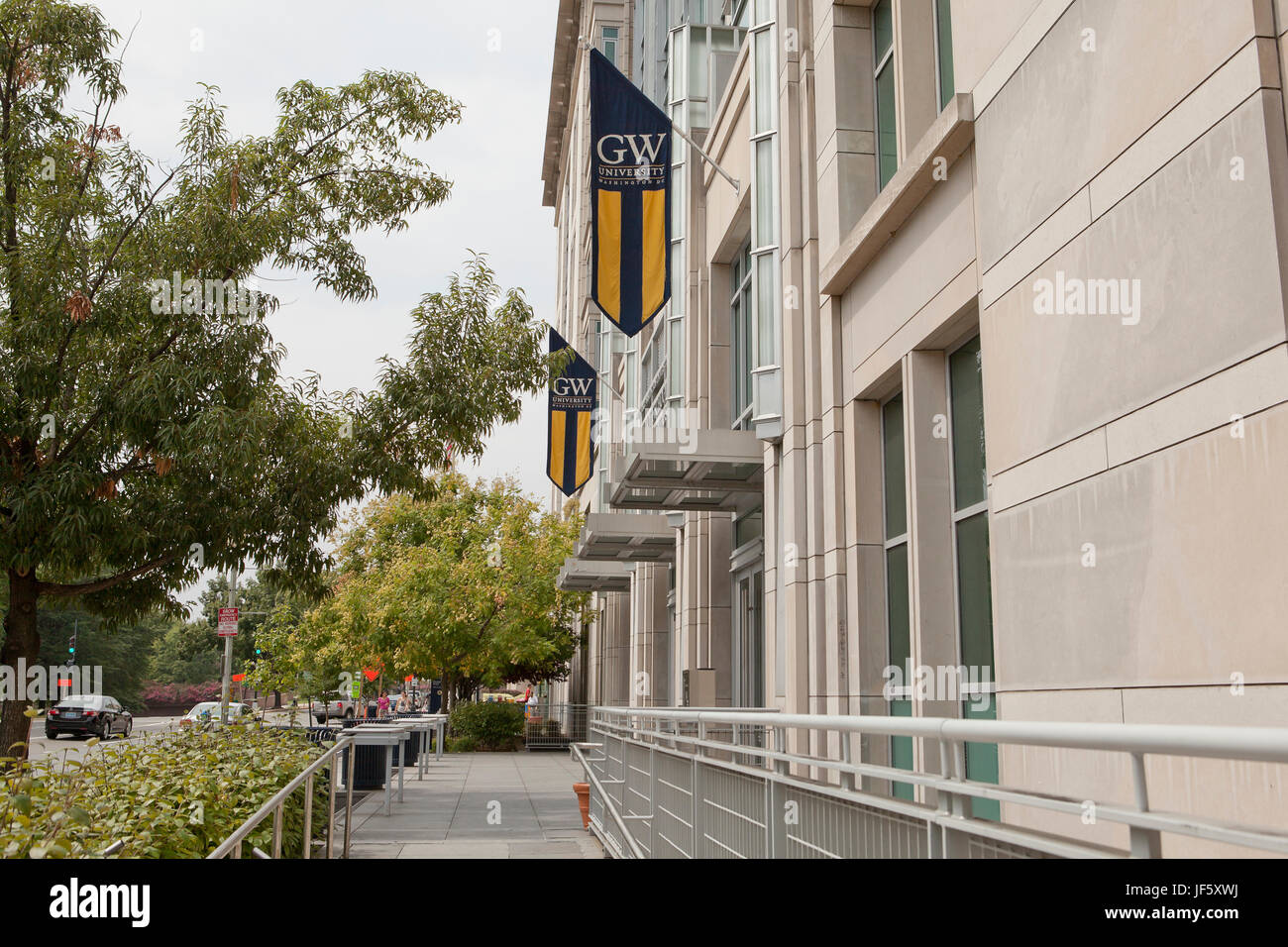 L'Université George Washington Elliott School of International Affairs building - Washington DC USA Banque D'Images