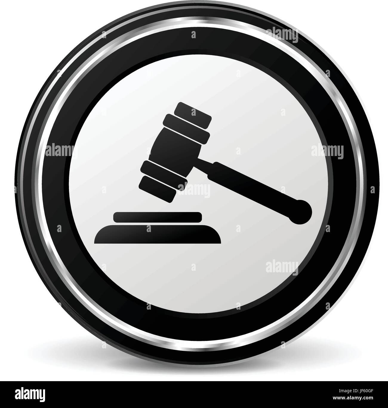 Maillet En Bois De Juge - Marteau D'Enchères Avec Bloc Sonore, 25cm - Pour Tribunal Ou Cadeau