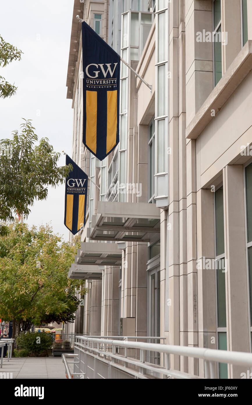 L'Université George Washington Elliott School of International Affairs building - Washington DC USA Banque D'Images