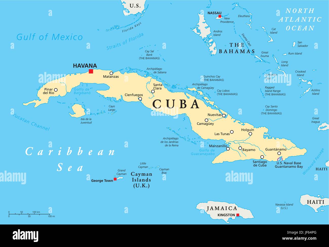 Cuba carte monde