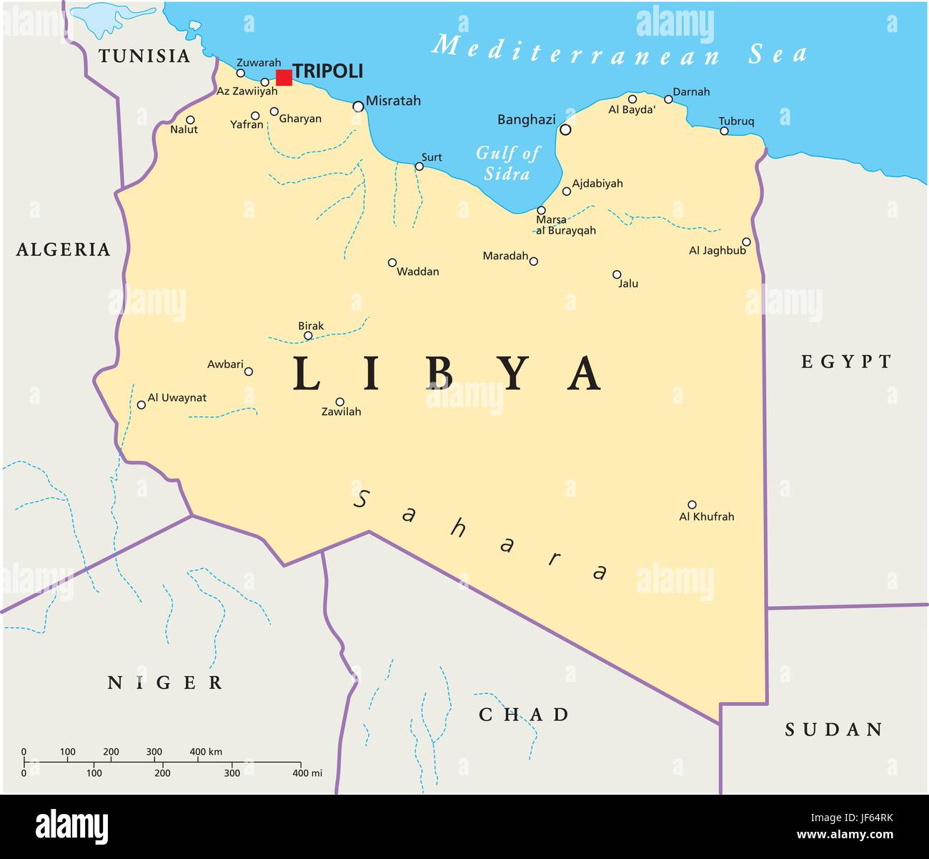 La Libye Carte Atlas Carte Du Monde Tripoli Désert