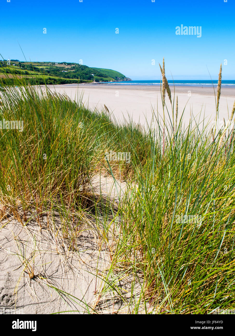 Poppit Sands, une plage près de Cardigan, dans l'ouest du pays de Galles est situé sur l'estuaire de Teifi Banque D'Images