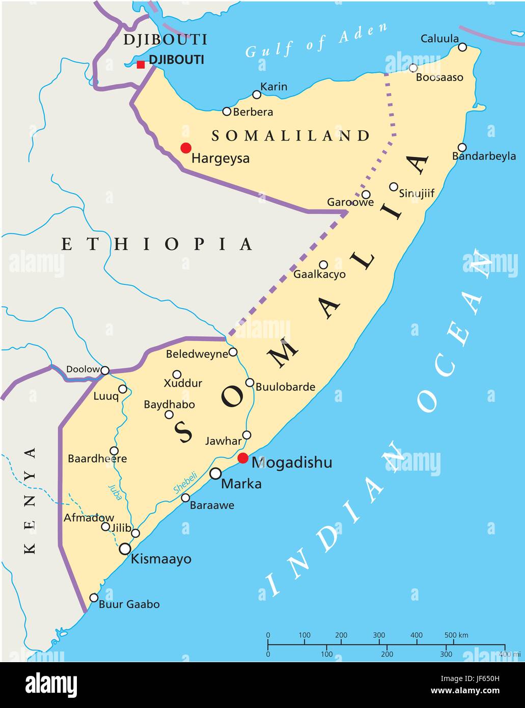 Map mogadishu somalia map mogadishu Banque de photographies et d’images ...