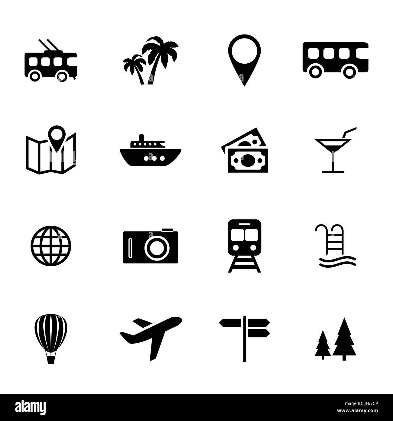 Voyage, Vacances, vacances, vacances, vacances, tourisme, l'été, l'summerly, Illustration de Vecteur