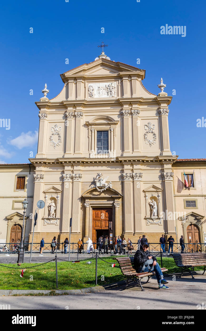 Italie, Florence - 27 octobre 2014 : Couvent de San Marco à Florence Banque D'Images