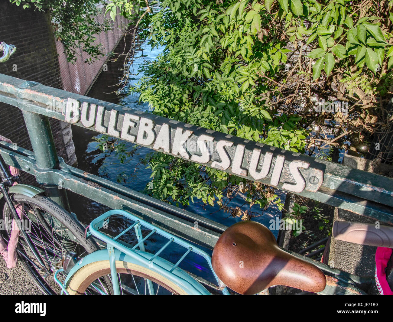 Dans Bullebakssluis 160 Brug, de Marnixstraat over de Bloemgracht foto 2 Banque D'Images