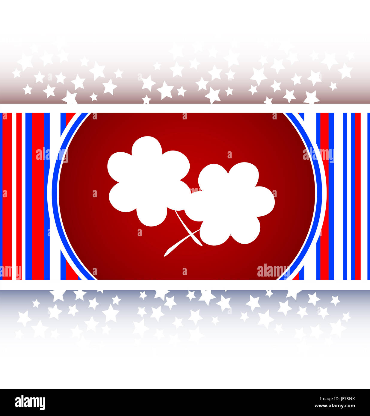 Web App fleur bouton icône brillant Banque D'Images