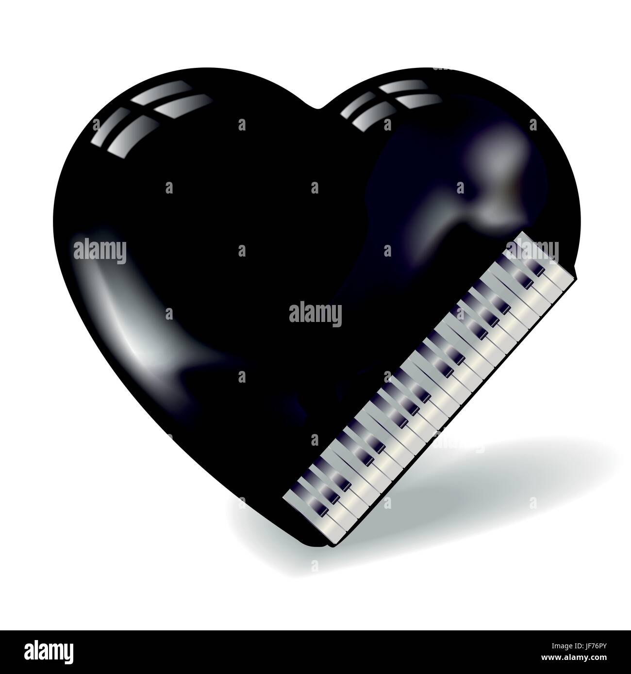 La musique, le piano, l'enregistrement, accord, l'amour, dans l'amour, est  tombé en amour, d'enthousiasme Image Vectorielle Stock - Alamy