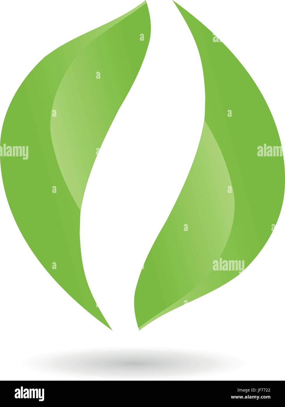 Les feuilles,logo,plantes,bio Illustration de Vecteur