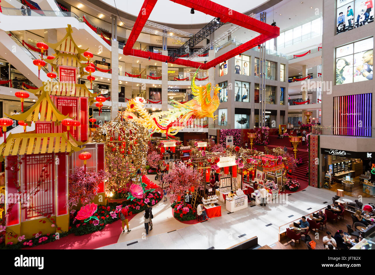 Kuala Lumpur, Malaisie - 26 janvier 2017 : de l'intérieur du centre commercial Pavilion Kuala Lumpur. Pavilion Kuala Lumpur est un centre commercial situé dans la Banque D'Images