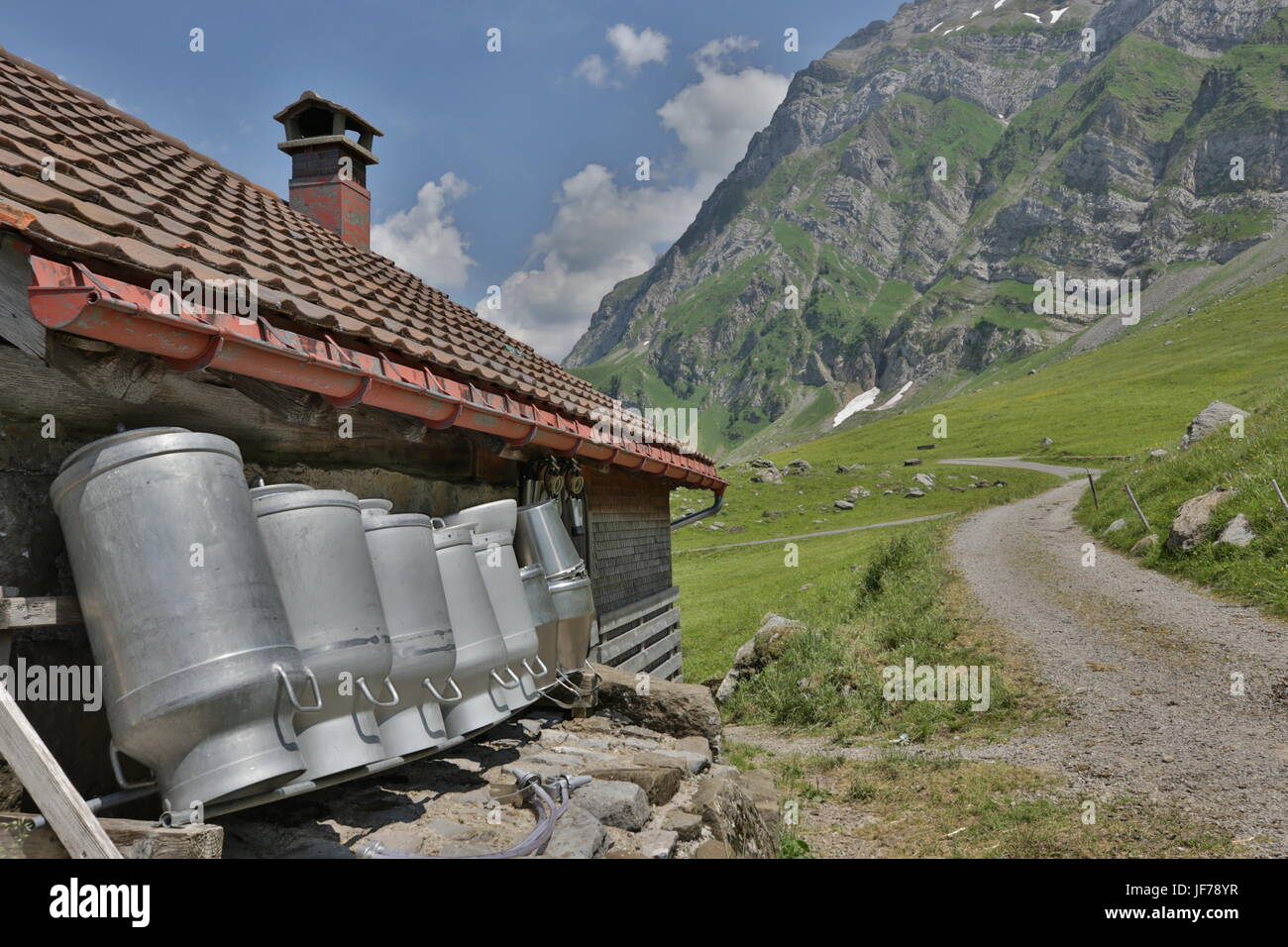 Santis, Suisse, un chemin de randonnée Banque D'Images