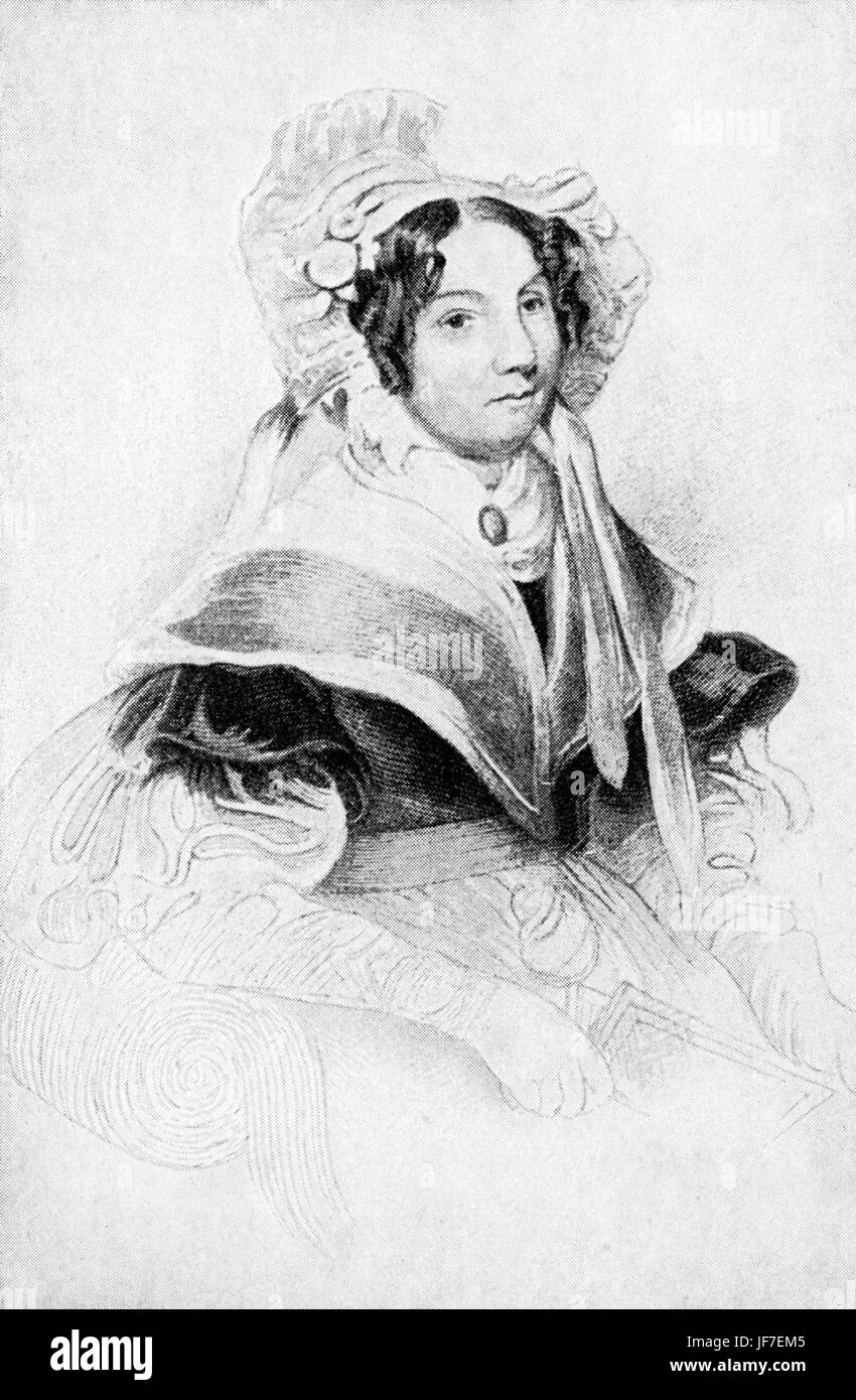 Jessie Lewers Thomson a été l'infirmière de Robert Burns pour les 6 derniers mois de sa vie, une femme de Burns a écrit dans sa poésie et nous avions envie de lui-même dans l'amour avec, et un écrivain anglais : 1778 - 1855. RB : poète écossais et parolier, 25 janvier 1759 - 21 juillet 1796. Banque D'Images