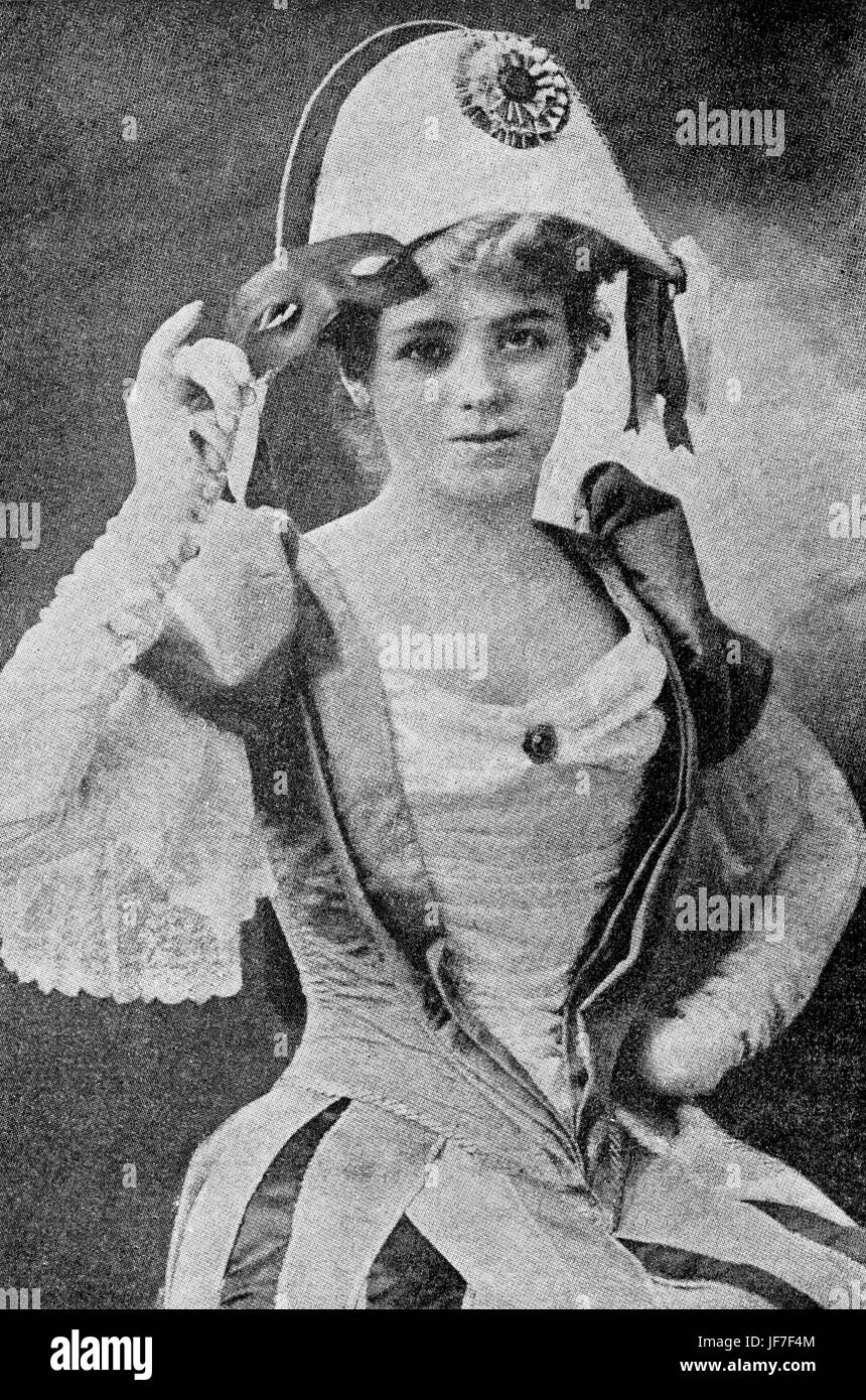 Maude Adams dans "Le bal masqué", New York. Ouverte le 8 octobre 1892. MA : comédienne américaine, 11 novembre 1872 - 17 juillet 1953. Banque D'Images