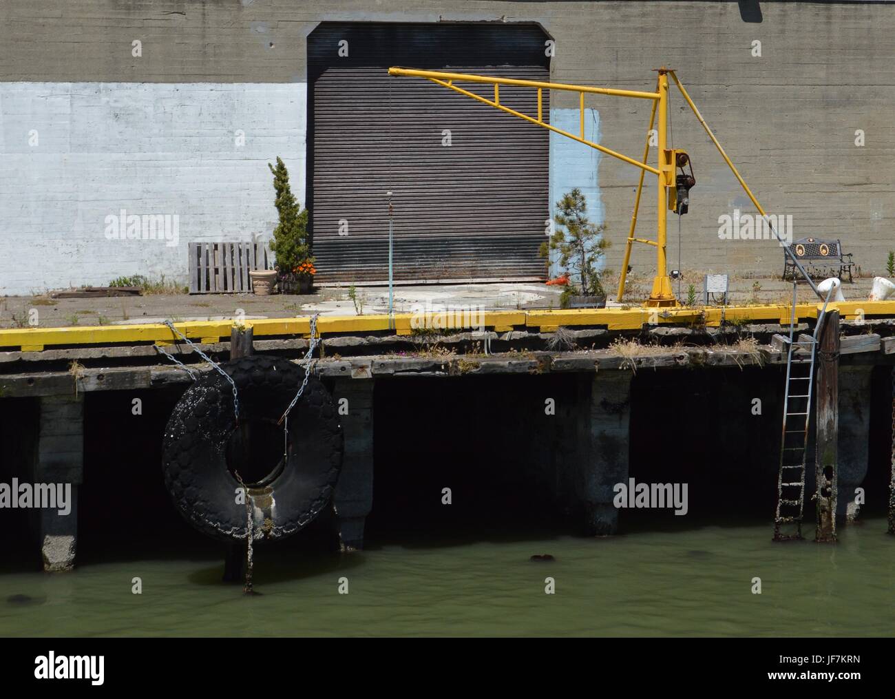 Alcatraz Cruises dans le Port de San Francisco à partir du 1er mai 2017, California USA Banque D'Images