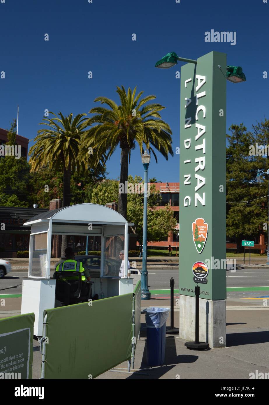 Alcatraz Cruises dans le Port de San Francisco à partir du 1er mai 2017, California USA Banque D'Images