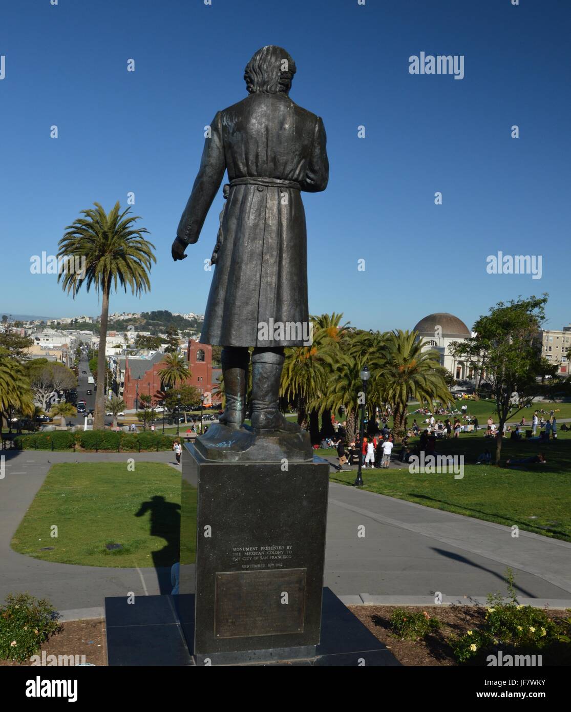 Impressions de la Dolores Park à San Francisco du 1er mai 2017, California USA Banque D'Images