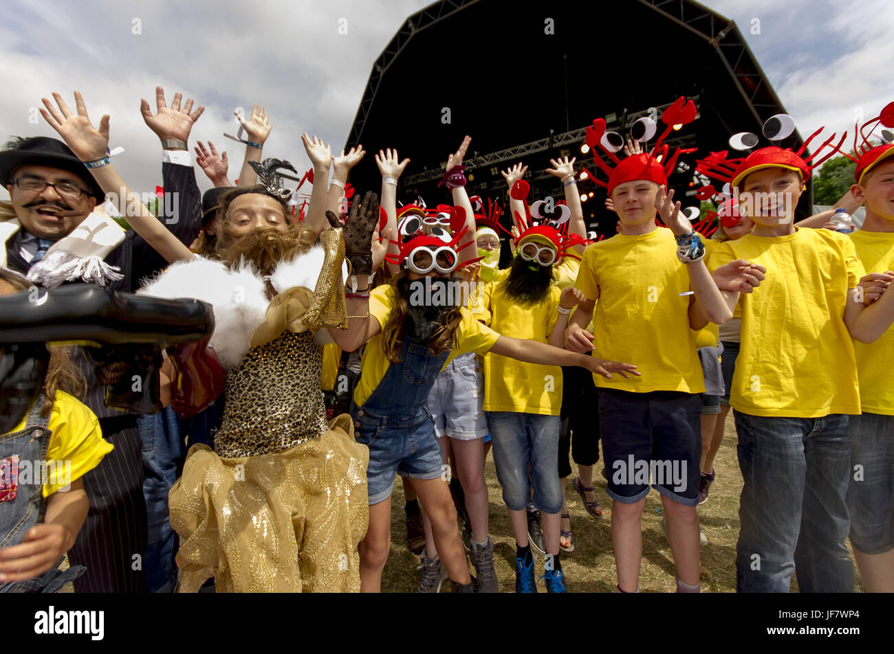 Spectacles 2017 : Théorie barbu d''atmosphère où : Catton Hall, Royaume-Uni Quand : 28 mai 2017 Credit : Anthony Stanley/WENN.com Banque D'Images