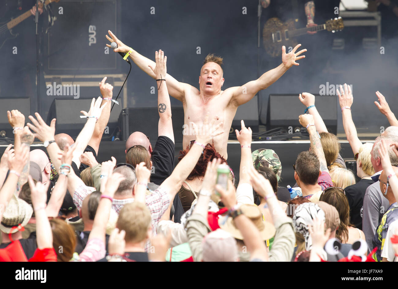 Spectacles 2017 : Théorie barbu d' où : Goldblade Catton Hall, Royaume-Uni Quand : 28 mai 2017 Credit : Anthony Stanley/WENN.com Banque D'Images