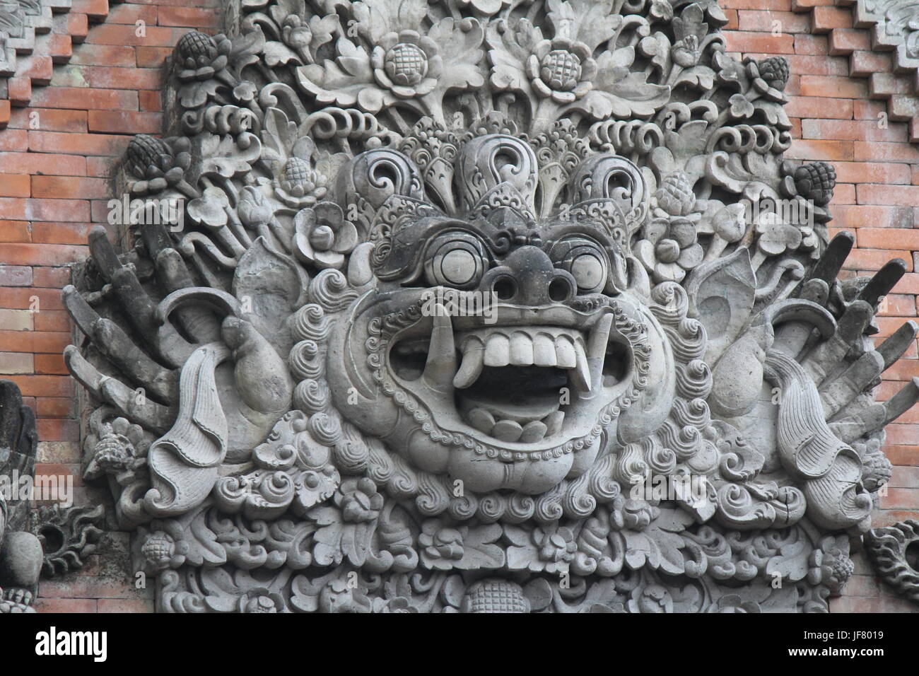 Sculpté en pierre Barong Banque D'Images