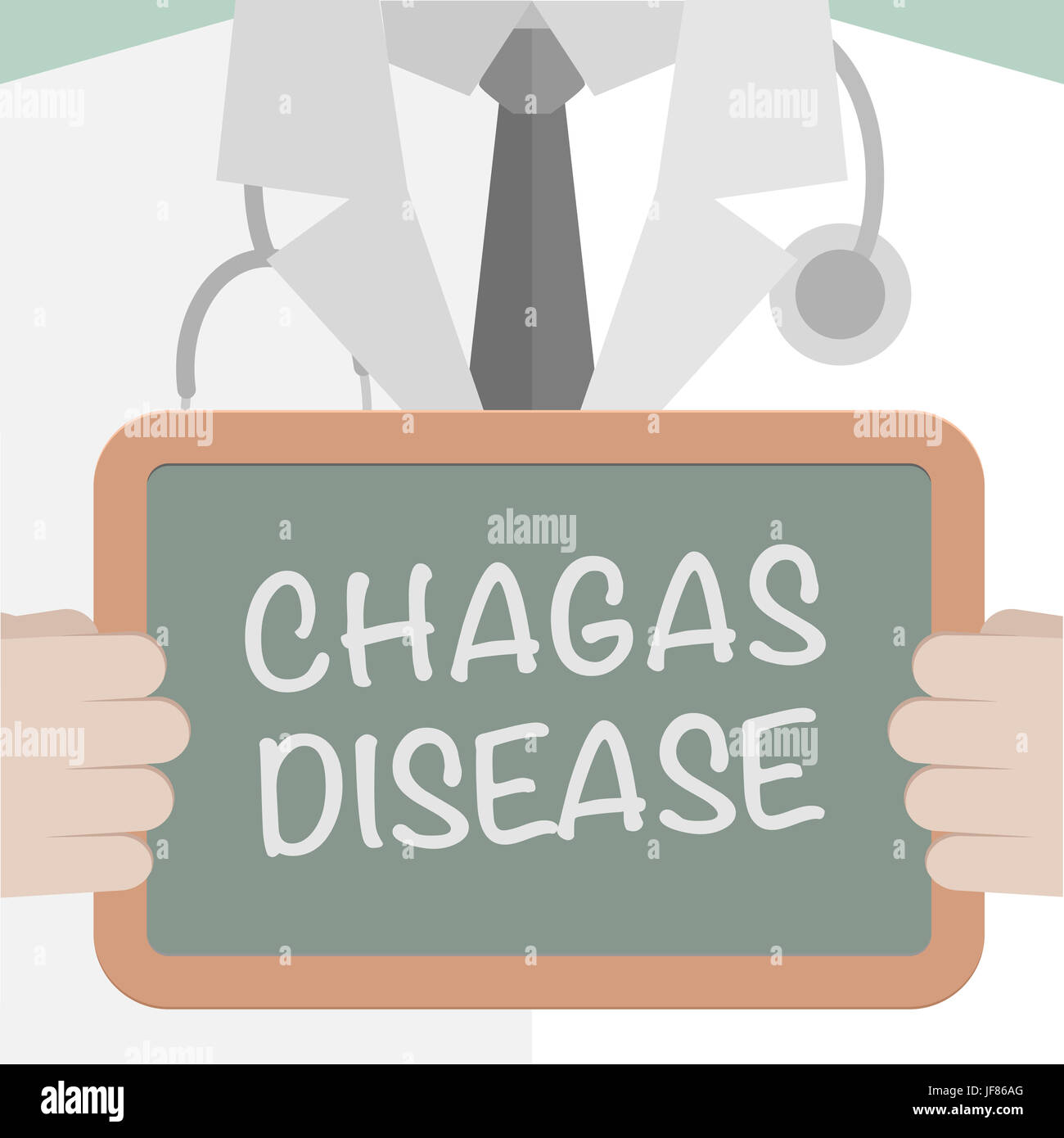 Commission médicale la maladie de Chagas Banque D'Images