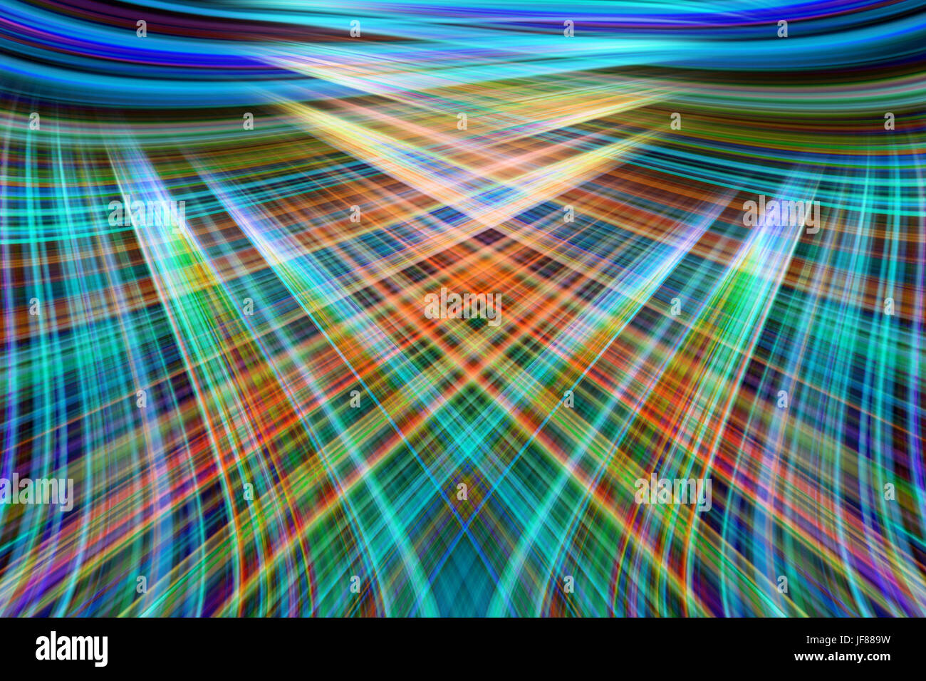 La lumière d'arrière-plan des sentiers colorés Banque D'Images