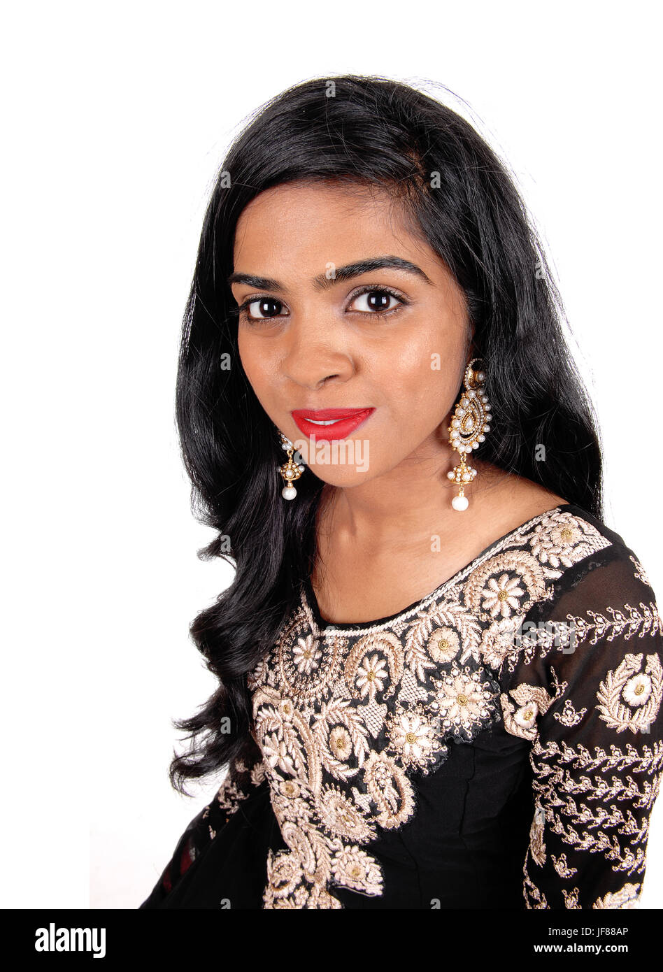 Portrait de femme de l'Est de l'Inde. Banque D'Images
