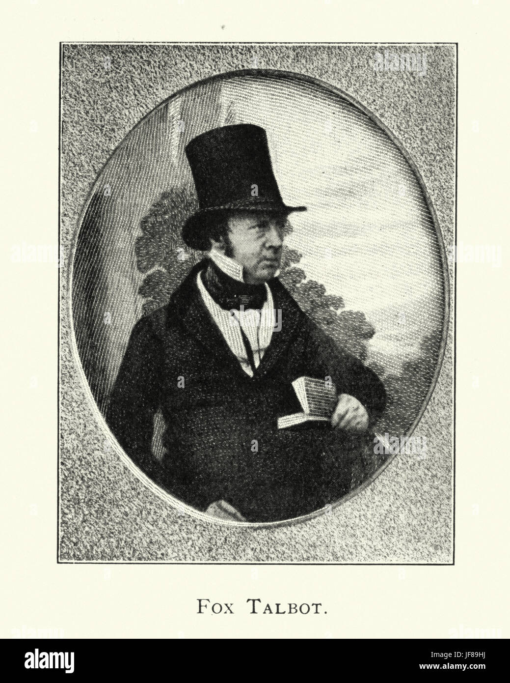 Henry Fox Talbot était un scientifique britannique, inventeur et pionnier de la photographie qui a inventé le papier salé et processus calotype Banque D'Images