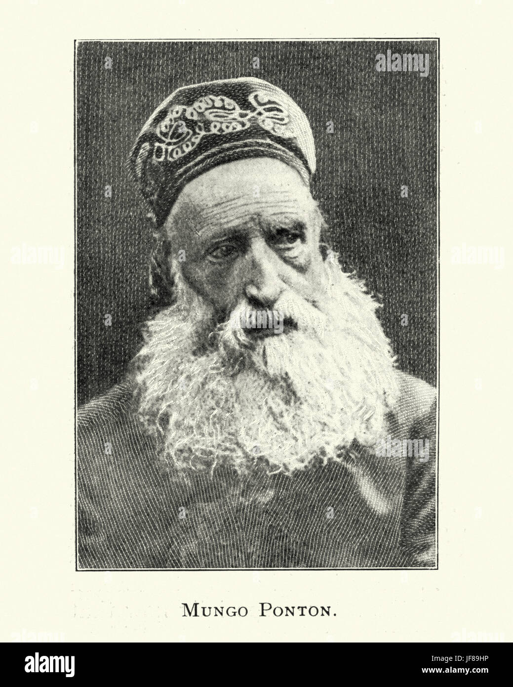 Un inventeur écossais Mungo Ponton qui en 1839 a créé une méthode de photographie permanente fondée sur le dichromate. Banque D'Images