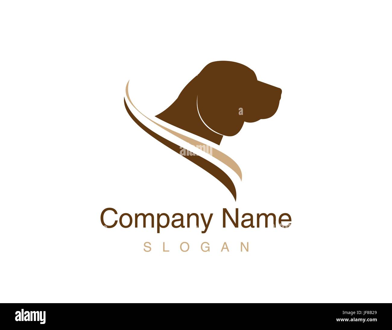 Logo de Beagle Illustration de Vecteur