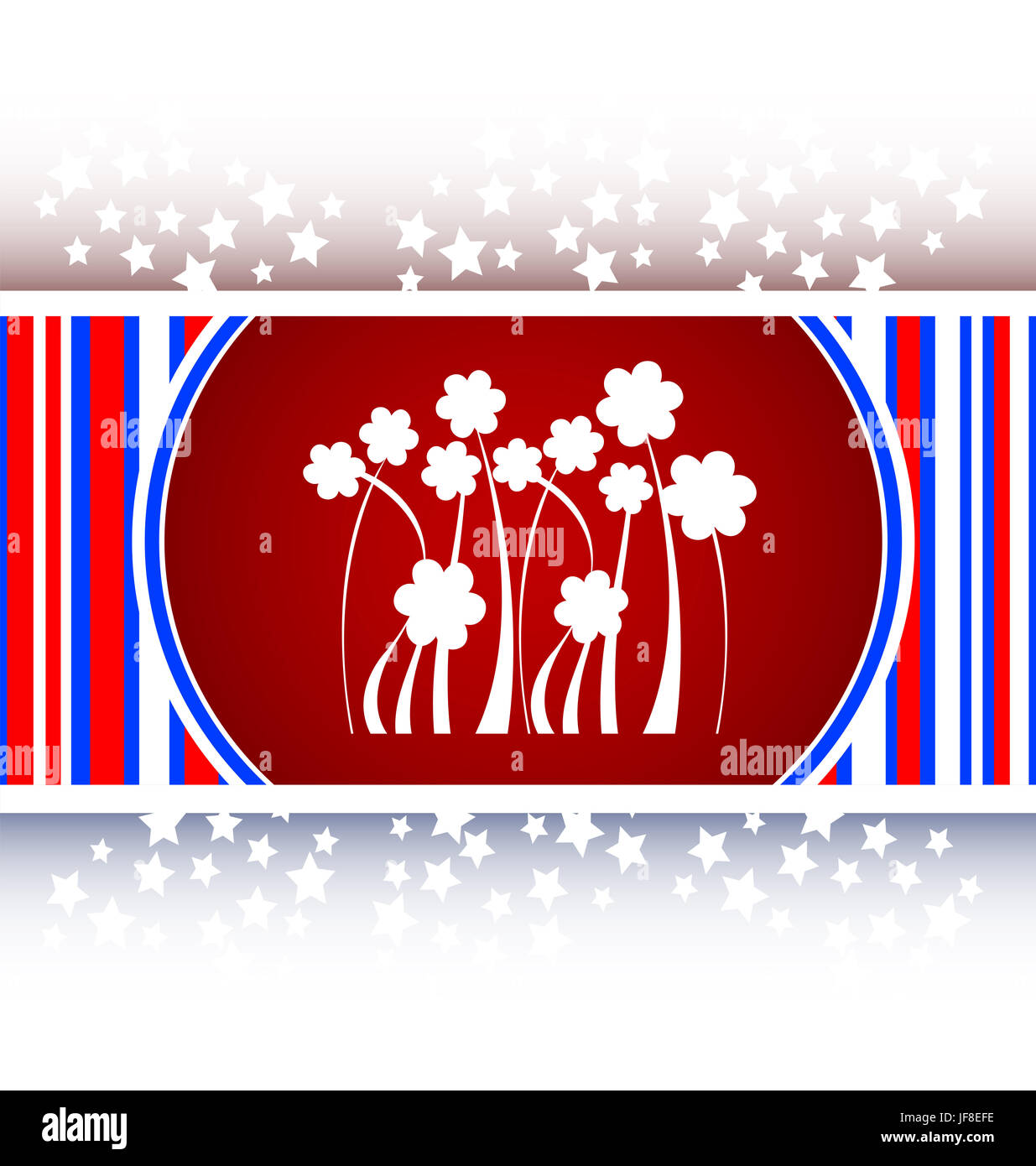 Icône Bouton web fleurs Banque D'Images